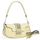 Genuine Leather Shoulder Bag for Women Hand Carved Painted Leather Clutch Saddle Bag Cute Hobo Tote Handbag Purse