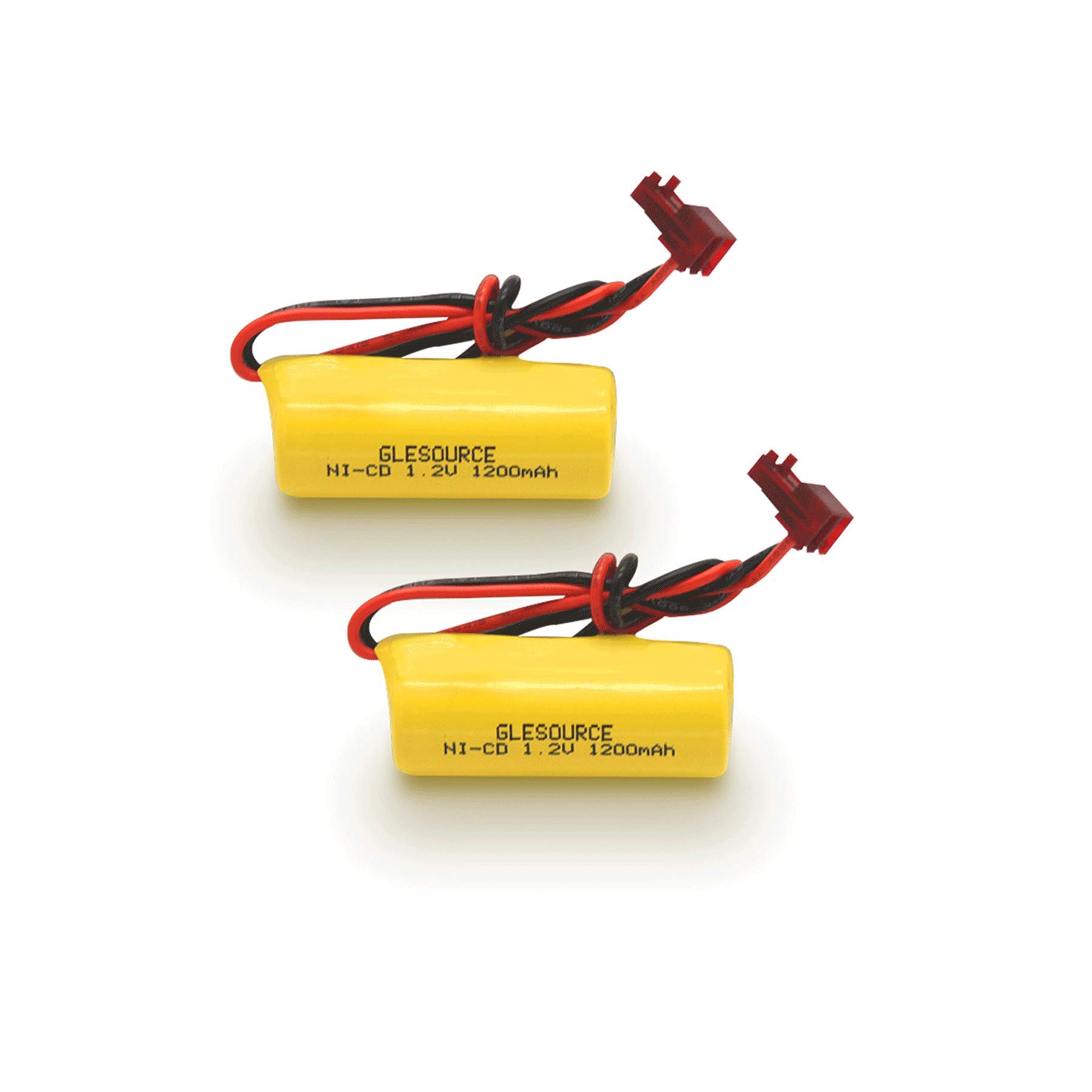 GLESOURCE (2 Pack) ELB1P201NB Emergency Light Battery for Lithonia ELB1P201N2 ELB1P2901N ELB1P201N ANIC1493 Lithonia 1009S00-MZ ELB0320 Grainger 4WT20 OSA212 NIC1169 EBE-33 NiCad 1200mAh