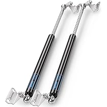 Ravinte Hardware 4 PCS Gas Struts For Cabinet 10 Inch Gas Strut Lift Supports Hinges For Lid
