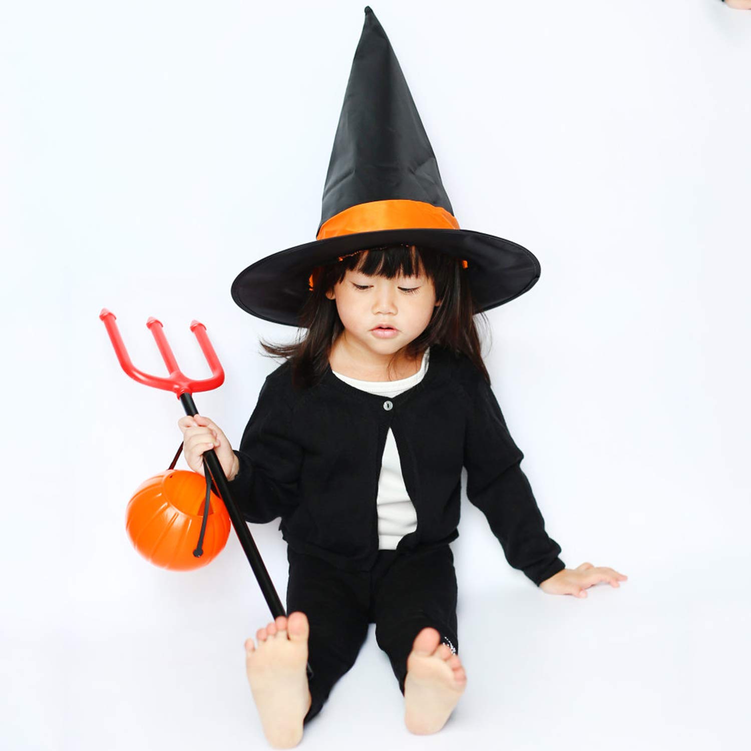 Fansport Halloween Kids Toy Pitchfork with Handle Halloween Prop Costume Prop Haunted House Prop