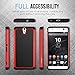 Sony Xperia C5 Ultra Case, MoKo [Shock Absorption] Slim Dual Layer Protective Case with Soft Silicone Bumper and Rigid PC Back Cover for Sony Xperia C5 Ultra 6.0 Inch (2015) - Red
