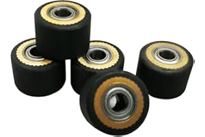 MCWLASER 5pcs HQ Pinch Roller for Summa Cutting Cutter Plotter Roland GCC LiYu RABIT Pcut Mimaki 5x10x18