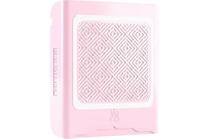 Kiara Sky Beyond Pro Nail Dust Collector, Super Suction Vacuum Technology, Double Filtration, Reusable HEPA Filter - Pink