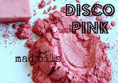 Pink Mica Coloring Powder - "Disco Pink" 1 Oz Size