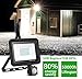 Minger 30W Motion Sensor LED Flood Lights, Outdoor Security Light, 2400lm IP65 Waterproof, Perfect for Porch Patio Garden Garage Yard Entryways Stairs(6000K Cold White, Adjustable PIR Sensor)