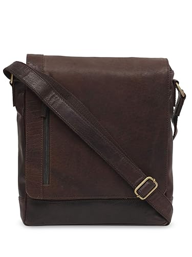 Annodyne Leather Messenger Bag cum cross body leather sling bag (Genuine Leather Bag)