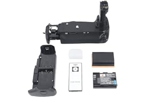 DSTE Pro IR Remote BG-E13 Vertical Battery Grip + 2pcs LP-E6 LP-E6N Battery Compatible for Canon EOS 6D SLR Digital Camera