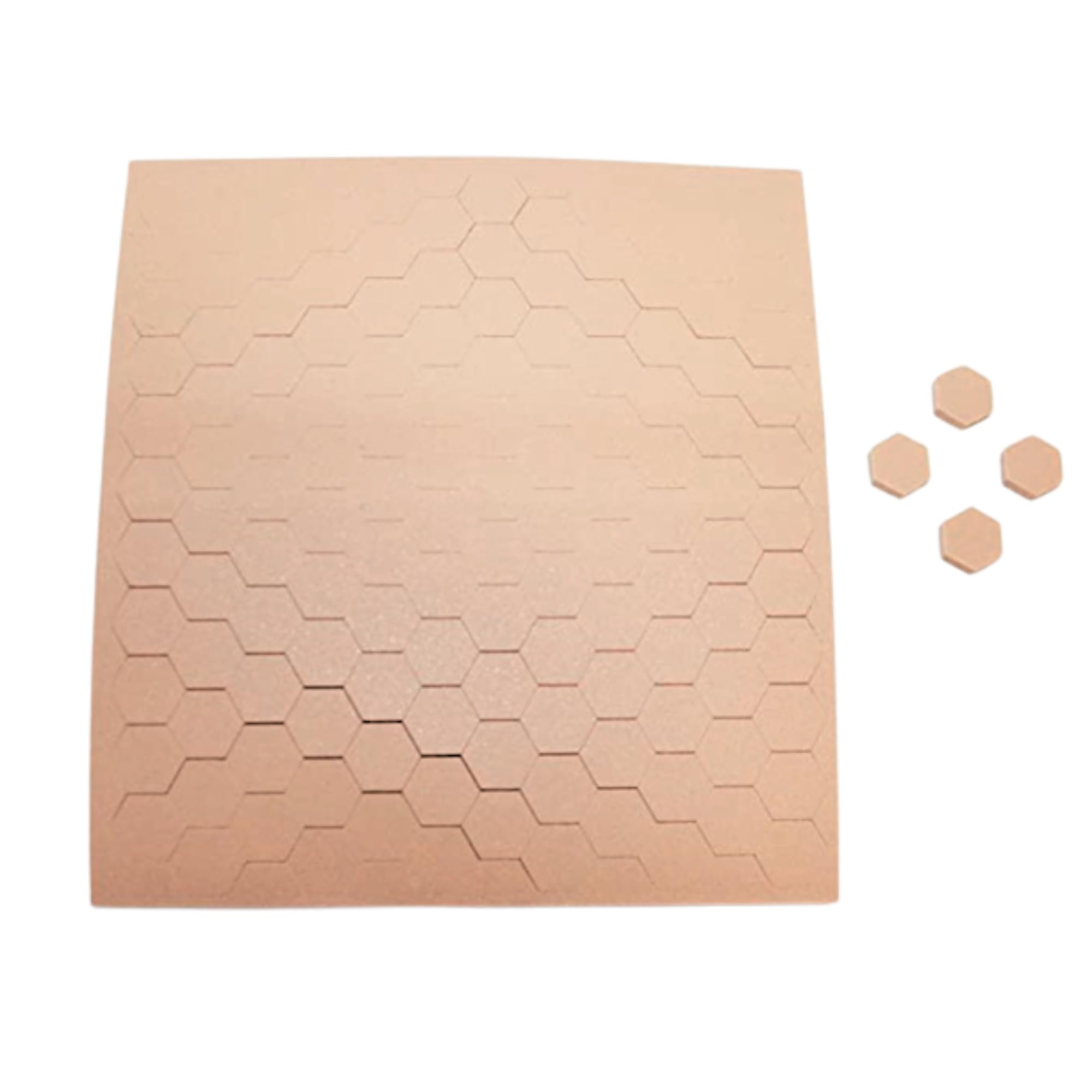 3M Scotch SJ Series Bumpon Self-Adhesive Bumpers: 1/8 in. thick x 0.433 in. wide (Light Brown)