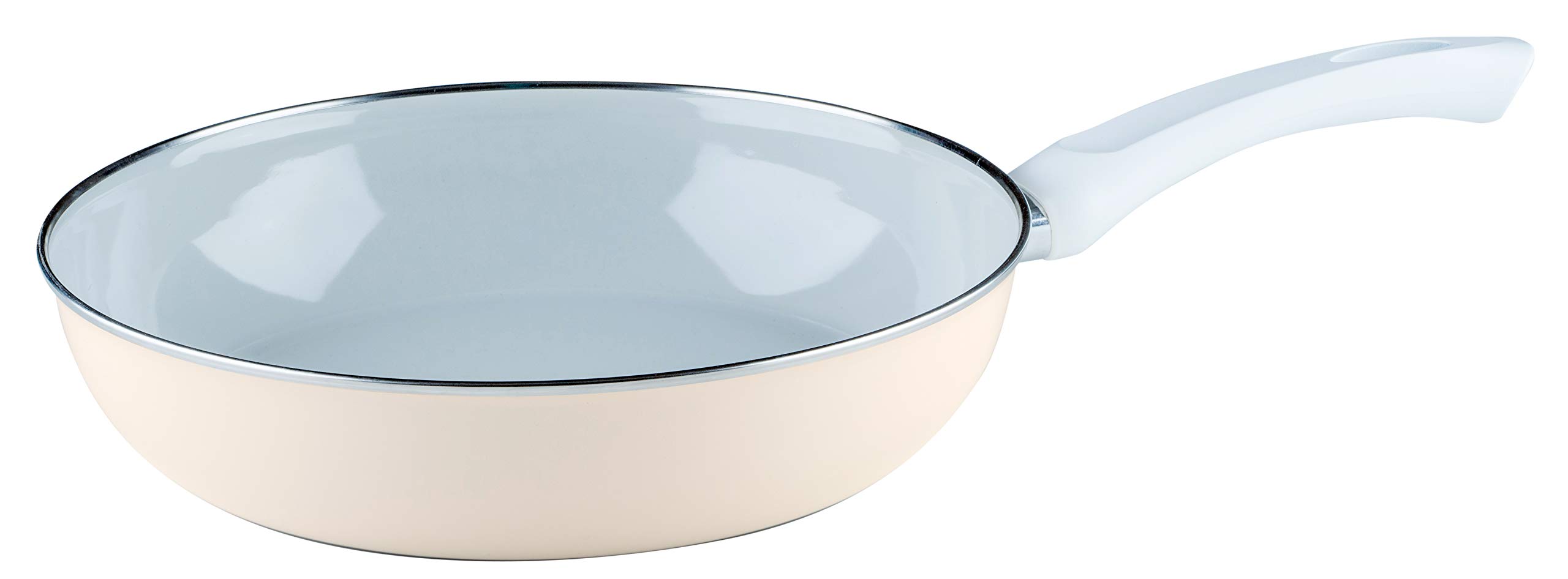 Riess Nouvelle - Avorio Top 3000 Extra Strong Enamel Pan Extra Strong, Diameter-28 cm Milky Brown — image 1