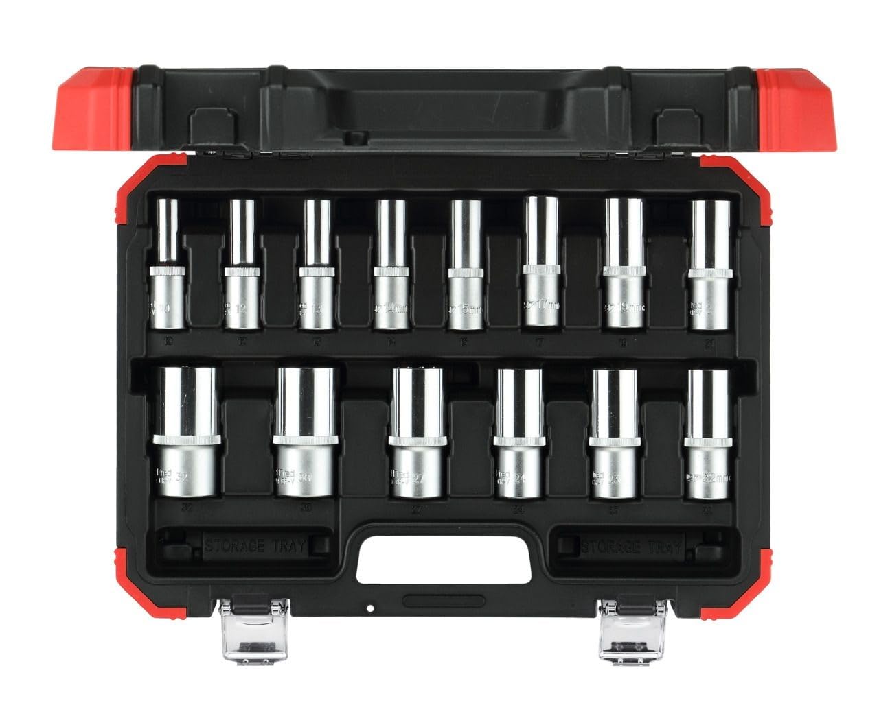 GEDORE Red Socket Spanner Set 1/2 Inch Long Design 14 Pieces