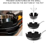 MUNSKT 6 Piece Pot Pan Protectors Felt Divider Set Adjustable 3 Sizes view 4
