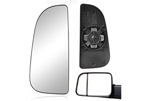 Algrix Driver Side Mirror Glass Replacement for 2011-2018 Ram 1500 2500 3500, 2019-2024 Ram 1500, Left Towing Mirrors Convex 