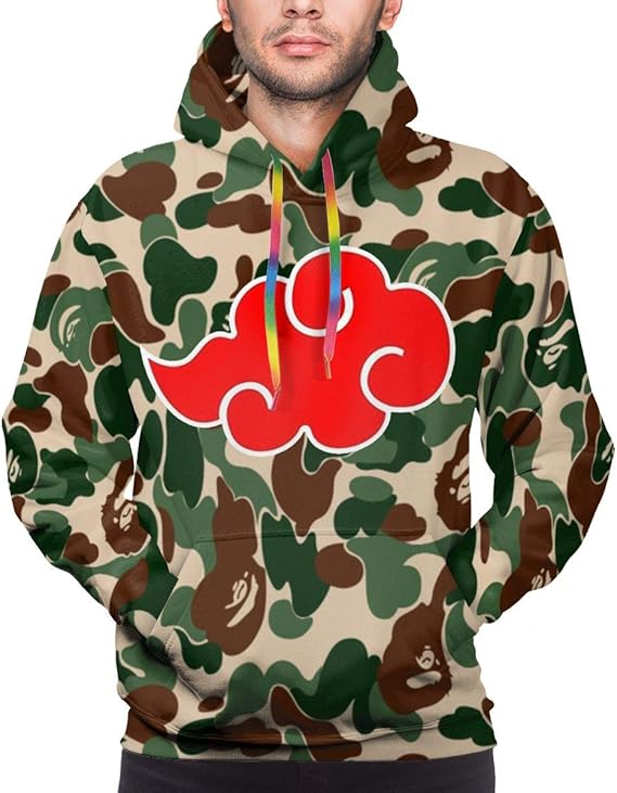 Amazon メンズ ノベルティ パーカー ユニセックス ナルトベイプ フード付き カジュアル プラス スウェットシャツ Us サイズ Xxx Large カラー ブラック トレーナー パーカー 通販