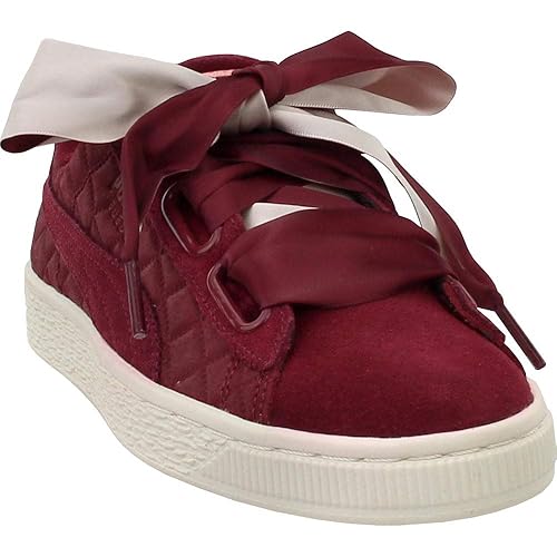 puma suede burgundy womens