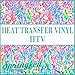 LP Inspired Rainbow Watercolor Pattern #1 Heat Transfer Vinyl 12