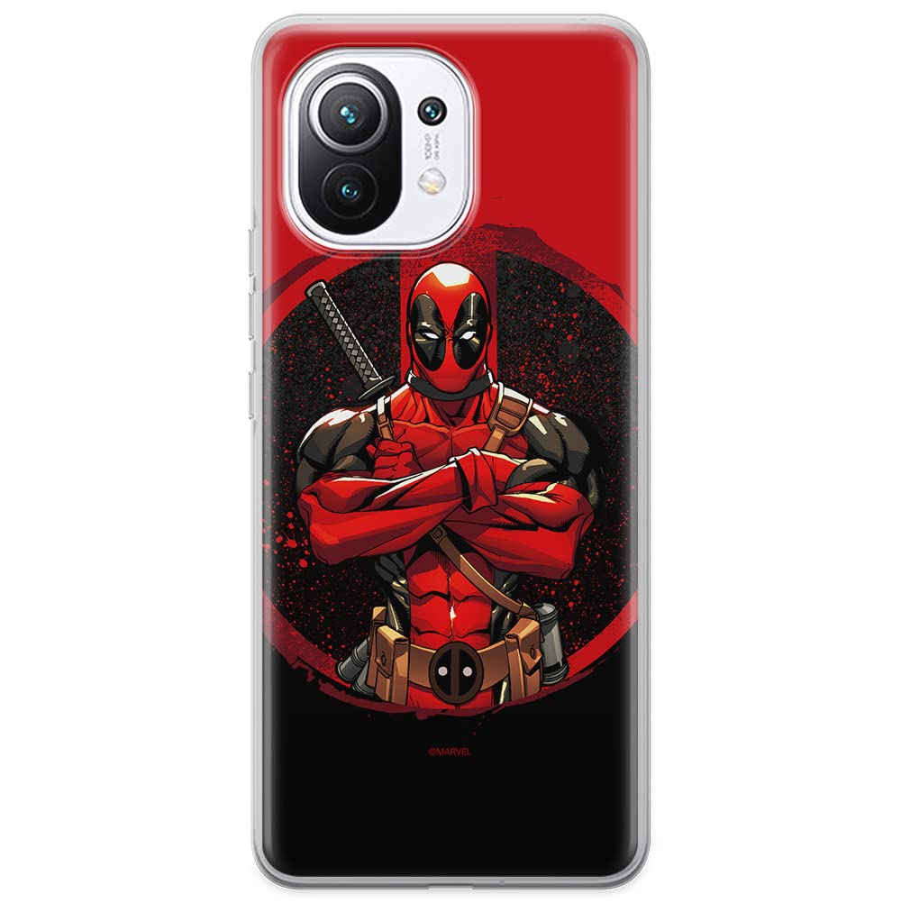 ERT GROUP mobile phone case for Xiaomi 11 original and officially Licensed Marvel pattern Deadpool 006 optimally adapted to the shape of the mobile phone, case made of TPU — image 1