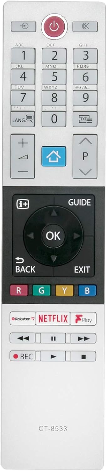 VINABTY CT-8533 Replacement Remote Fit for Toshiba TV 43U5863DB 49U5863DB 50U5863DB 55U5863DB 65U5863DB 32L3863DB 39L3863DB 40L3863DB 43L3863DB 49L3863DB 24W3863DB 28W3863DB 28D3864DB 32D3864DB