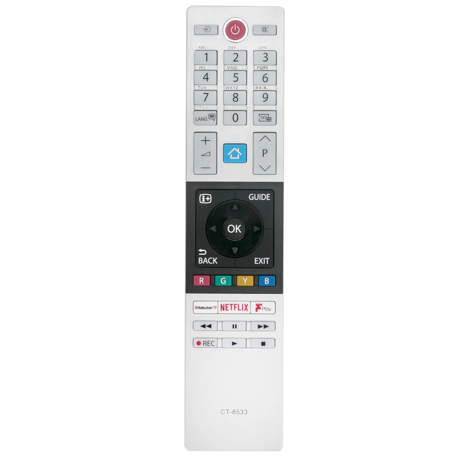 VINABTY CT-8533 Replacement Remote Fit for Toshiba TV 43U5863DB 49U5863DB 50U5863DB 55U5863DB 65U5863DB 32L3863DB 39L3863DB 40L3863DB 43L3863DB 49L3863DB 24W3863DB 28W3863DB 28D3864DB 32D3864DB
