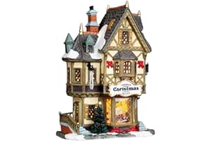 Lemax Christmas Village Tannenbaum Christmas Shoppe Battery Operated Led - 35845