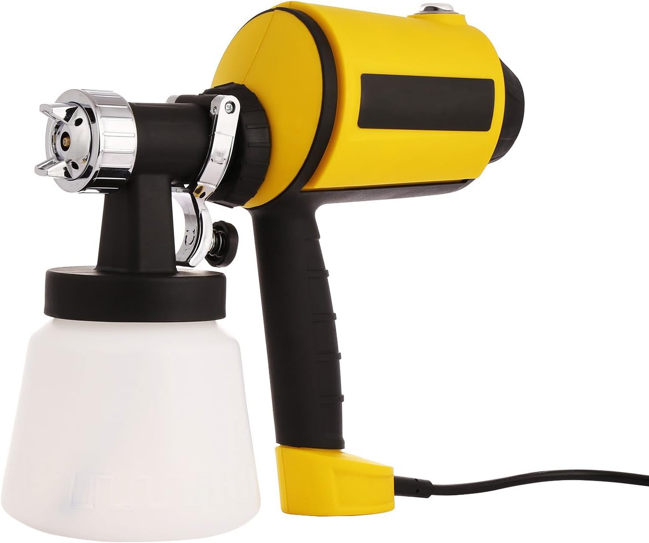Paint Sprayer, High Power Paint Sprayer Electric Spray Gun Home HVLP Sprayer with 3 Spray Patterns 3 Nozzle Sizes & 900 ml Detachable Container and Adjustable Valve Knob