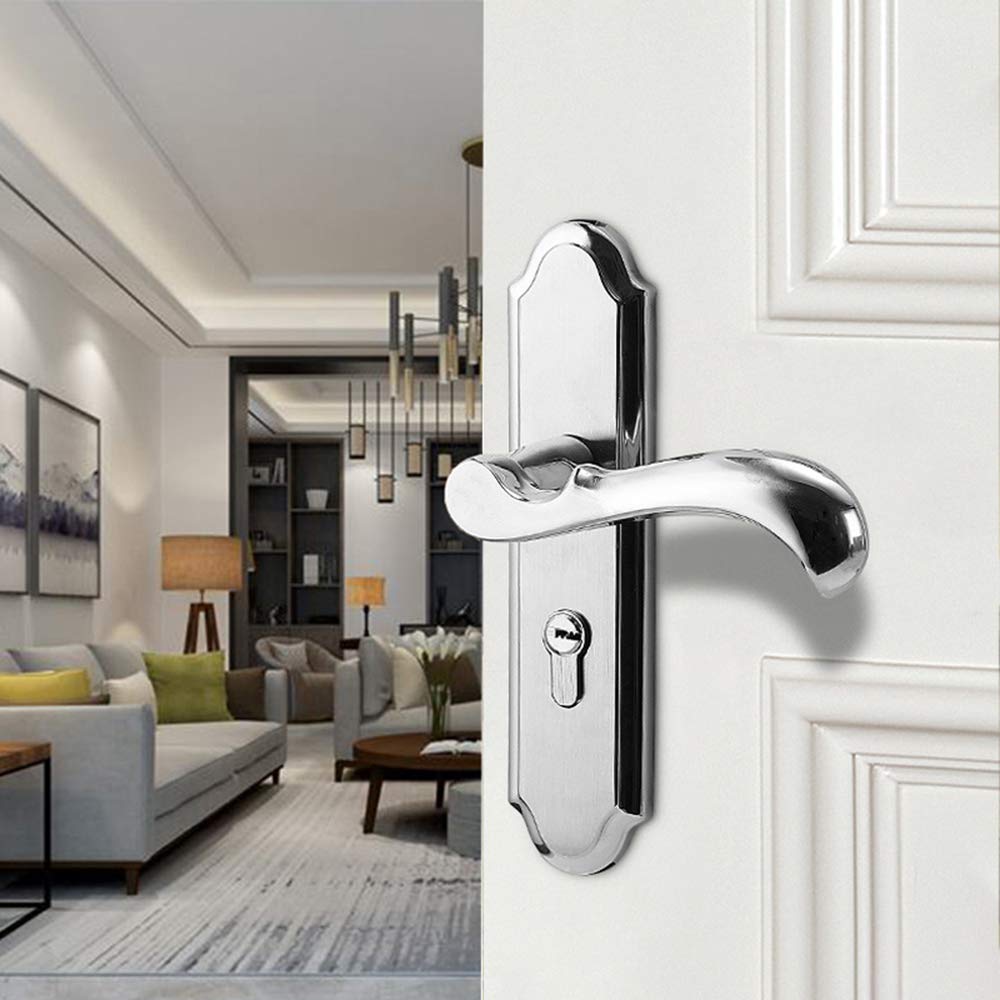 Door Handle Stainless Steel Door Handle for Room Doors Door Handle Set Door Fittings 5 Types to Choose From