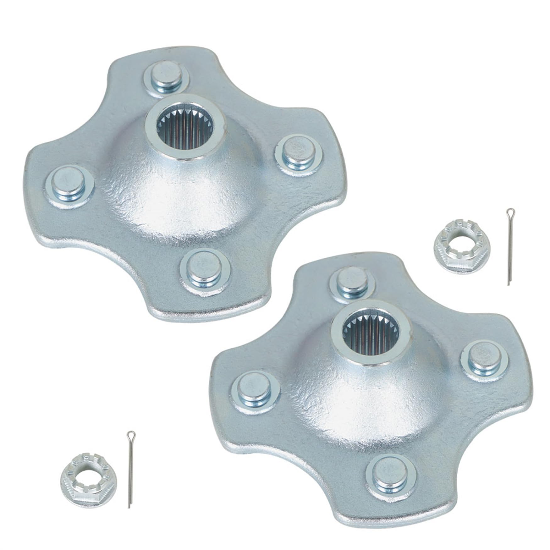 Photo 1 of WFLNHB 2 Packs Rear Axle Wheel Hub W/Nut Replacement for Honda TRX300FW TRX300 Fourtrax 300 2X4 4X4 1988-1992
