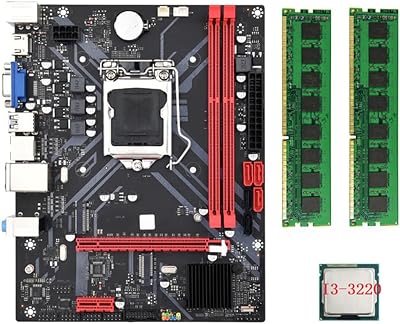 INTCHE B85M Motherboard i3-3220 CPU 16GB DDR3 1600MHz RAM LGA 1155 USB 3.0 SATA