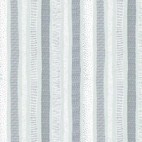 SCANDI LANDSCAPE FABRIC - Stripe Grey - By 0.5 Metre - by Dashwood Studio - 100% Cotton (DASH154 Stripe)
