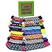 DapperGanger Men Colorful Dress Socks Happy Funny Crazy Fun Cool Green Pack Set