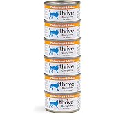 thrive Complete 100% Natural Multiple Flavors Food for Cats (6 Packs, Chicken and Turkey)