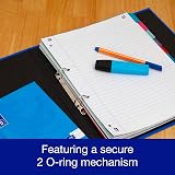 Oxford Premium A4 Ring Binder Blue 25mm 40mm Spine Laminated Paper on Board view 3