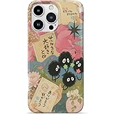 GEQCDBN Compatible with iPhone 16 Pro Case, Trendy Cute Anime Girly Soft Slim TPU Shockproof Aesthetic Protective Phone Case Cover for Women Girls 6.3"
