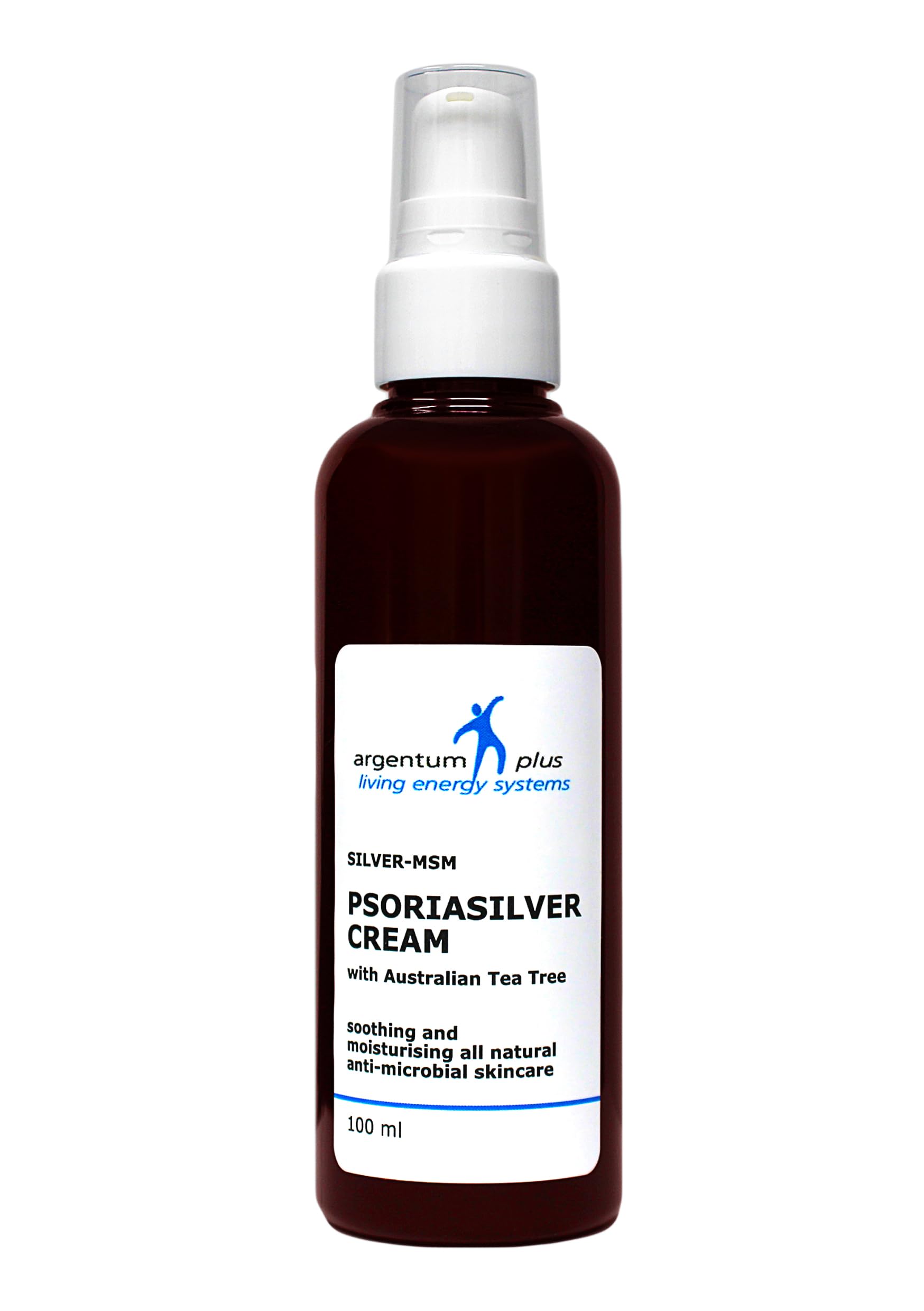 argentum plus - Silver-MSM Psoriasilver Cream with Australian Tea Tree 100 ml