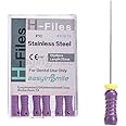 Easyinsmile Dental Endo Hand Use H-File 25mm Files Endodontic Stainless Steel Reamers (10#)