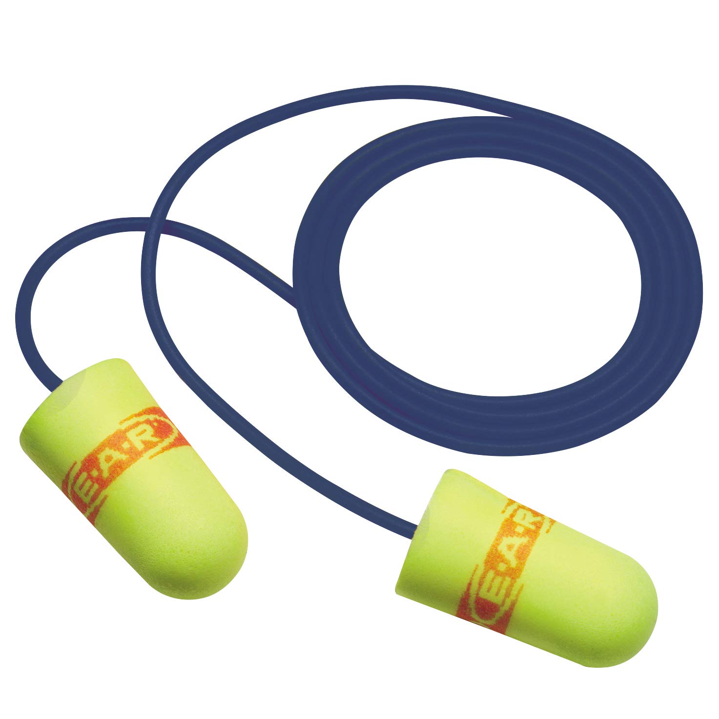 3MEar Plugs, 200/Box, E-A-Rsoft Superfit 311-4109, Metal Detectable Cord, Disposable, Foam, NRR 32, Drilling, Grinding, Machining, Sawing, Sanding, Welding, 1/Poly Bag
