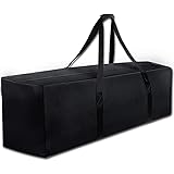 COOLBEBE 47" Sports Duffle Bag - Extra Large Travel Duffel Luggage Bag with Upgrade Zipper, Durable & Water Resistant, Black