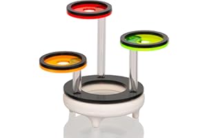 AREPK Coral Frag Rack Fluorescent Coral Frag Plug Sand Holder Marine Reef Aquarium Spare Parts Cultivating Live Cora (3 Plug)