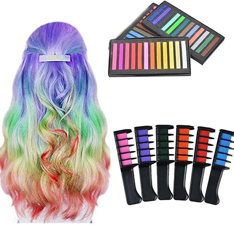 Amazon Co Jp キッズパーティーウォッシャブルヘア染色ペットキット用のヘアダイチョークコームテンポラリーカラー 6カラー 36カラーヘアスティック ホーム キッチン Amazon Co Jp キッズパーティーウォッシャブルヘア染色ペットキット用のヘアダイチョークコームテンポラリーカラー 6カラー 36カラーヘアスティック ホーム キッチン