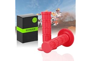 MOPASEN 7/8" 22mm and 24mm Universal Motorcycle Grips Hand Grips for Kawasaki KX65 KX85 KX125 50cc 110cc 70cc Pit Dirt Bike