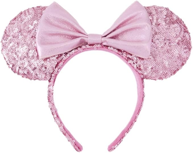 Amazon Co Jp 3 2 ミニーマウス ピンクスパンコールカチューシャ ディズニーリゾート限定 おもちゃ