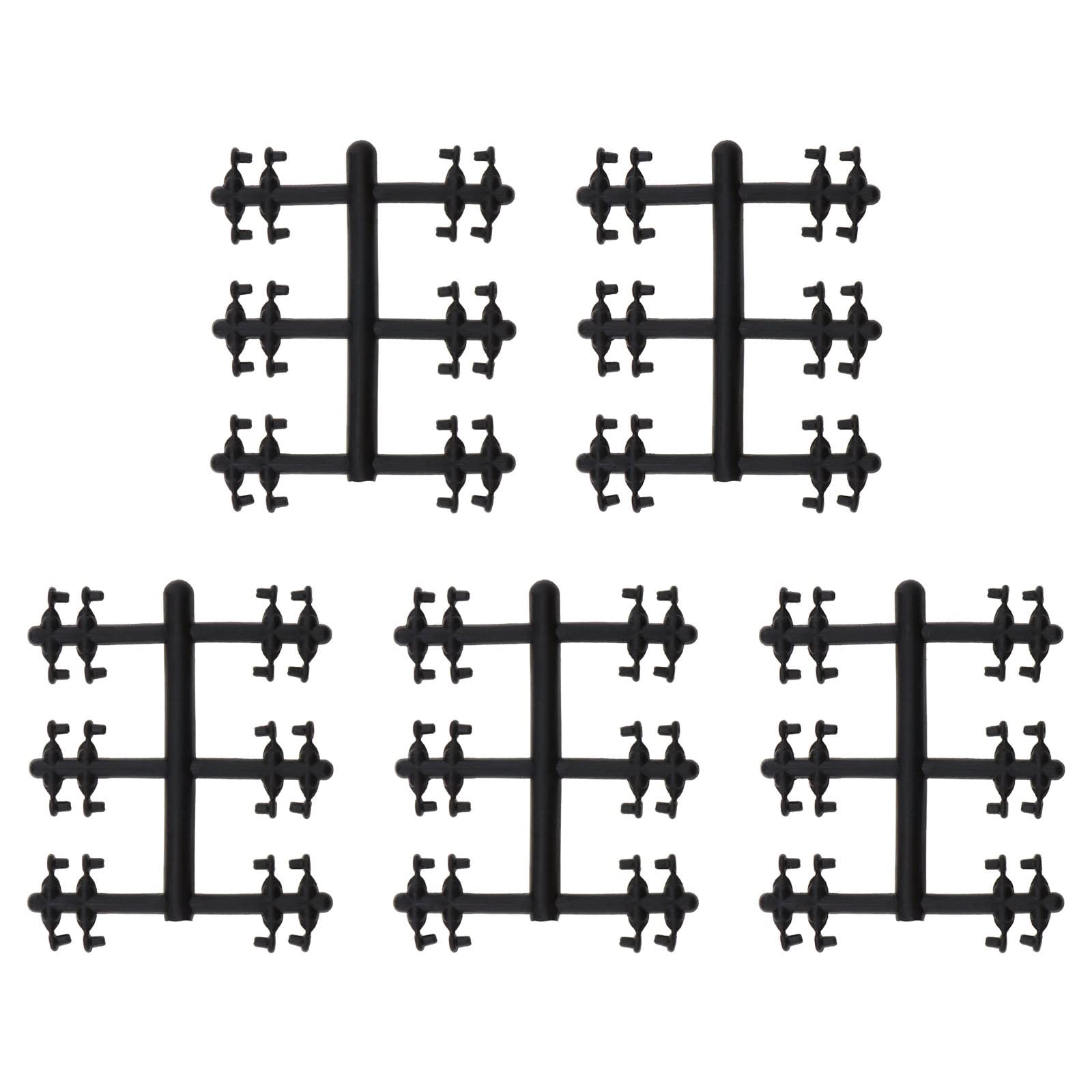 ECSiNG 120PCS Fishing Hook Stops Beads Carp Fishing Terminal Tackle Hair Rig Stops Lure Holding Boillie Stopper Buffer Bait Holder Rig Stops for Fishing Accessories