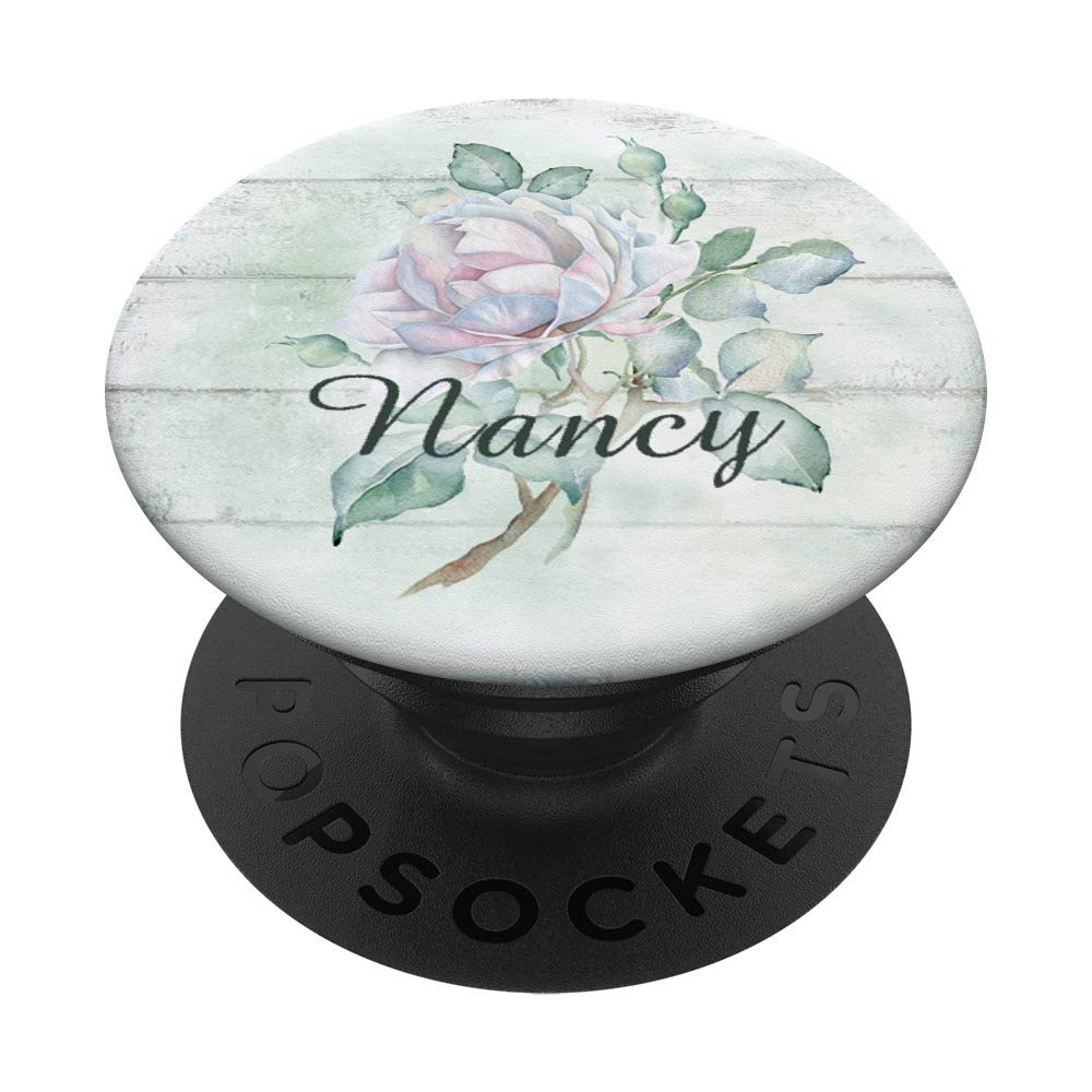 Personalized Phone Accessory Gift With Girls Name Nancy PopSockets Grip and Stand for Phones and Tablets