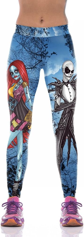 Halloween Print Women Sport Leggings Fitness Yoga Pants