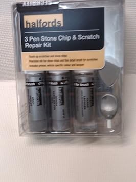 Halfords 3 Pen Stone Chip Scratch Repair Kit Honda Satin