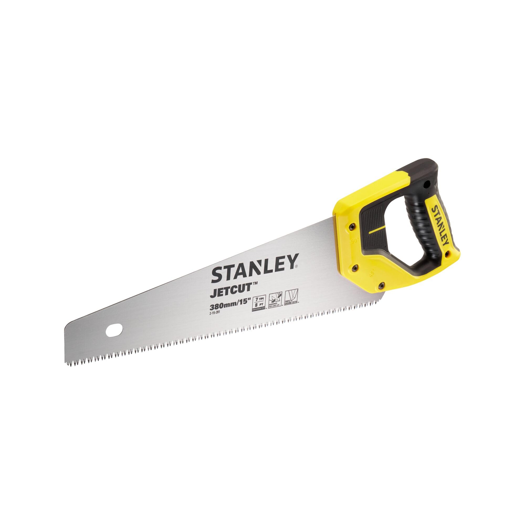 Stanley 2-15-281 "Jet Cut" Rough Hand Saw, Multi-Colour, 380 mm