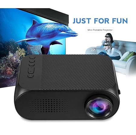 WF Proyector 3D HD, 600 Lúmenes Teléfono Inteligente Pantalla De ...