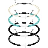 Fumete 16 Pcs Cross Friendship Bracelets Bulk for Women Men Jesus Christian Handmade Adjustable String Nylon Rope Braided Matching Bracelet for Baptism Lucky Gifts Easter Baptism