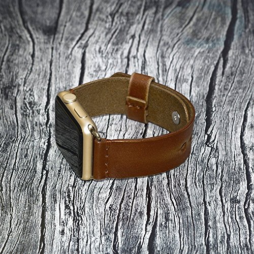 Walnut Genuine leather apple watch band 38mm 42mm Ghana Ubuy