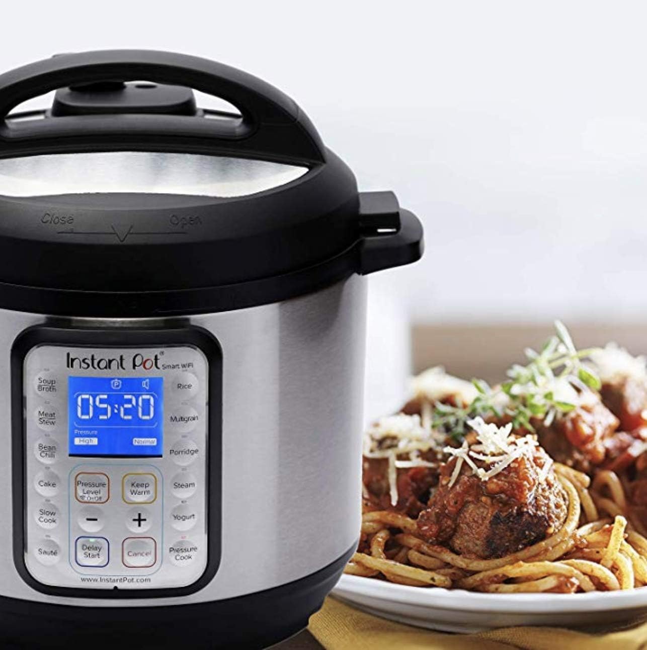 BRAND NEW Instant Pot Smart-60 WiFi 6 Qt Programmable Pressure Cooker, Slow Cooker, Silver