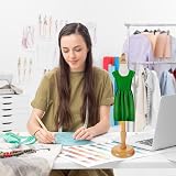Ciieeo Clothing Cropped Mannequin Small Dress Form Display Stand view 8